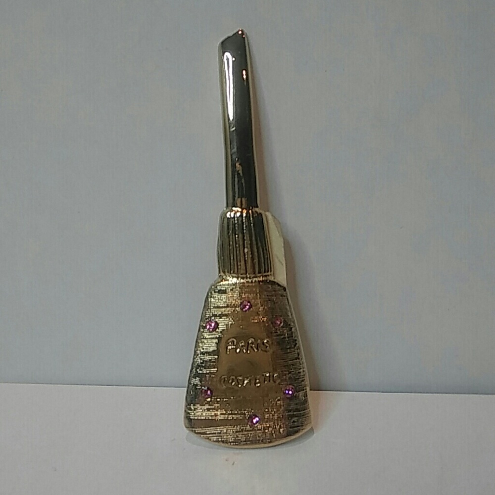 Nail Polish Jar Shaped Brooch